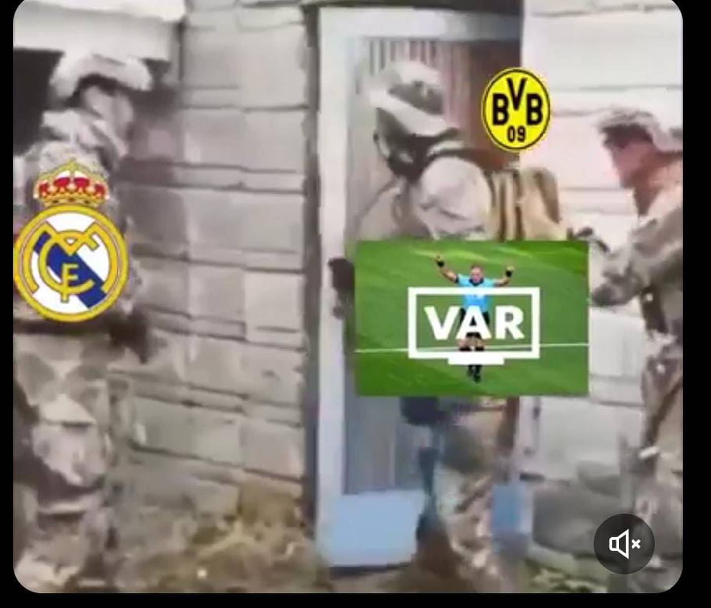 Antes del inicio del partido, usuarios aseguraron que el árbitro iba a beneficiar al Real Madrid. (Captura: Redes sociales)