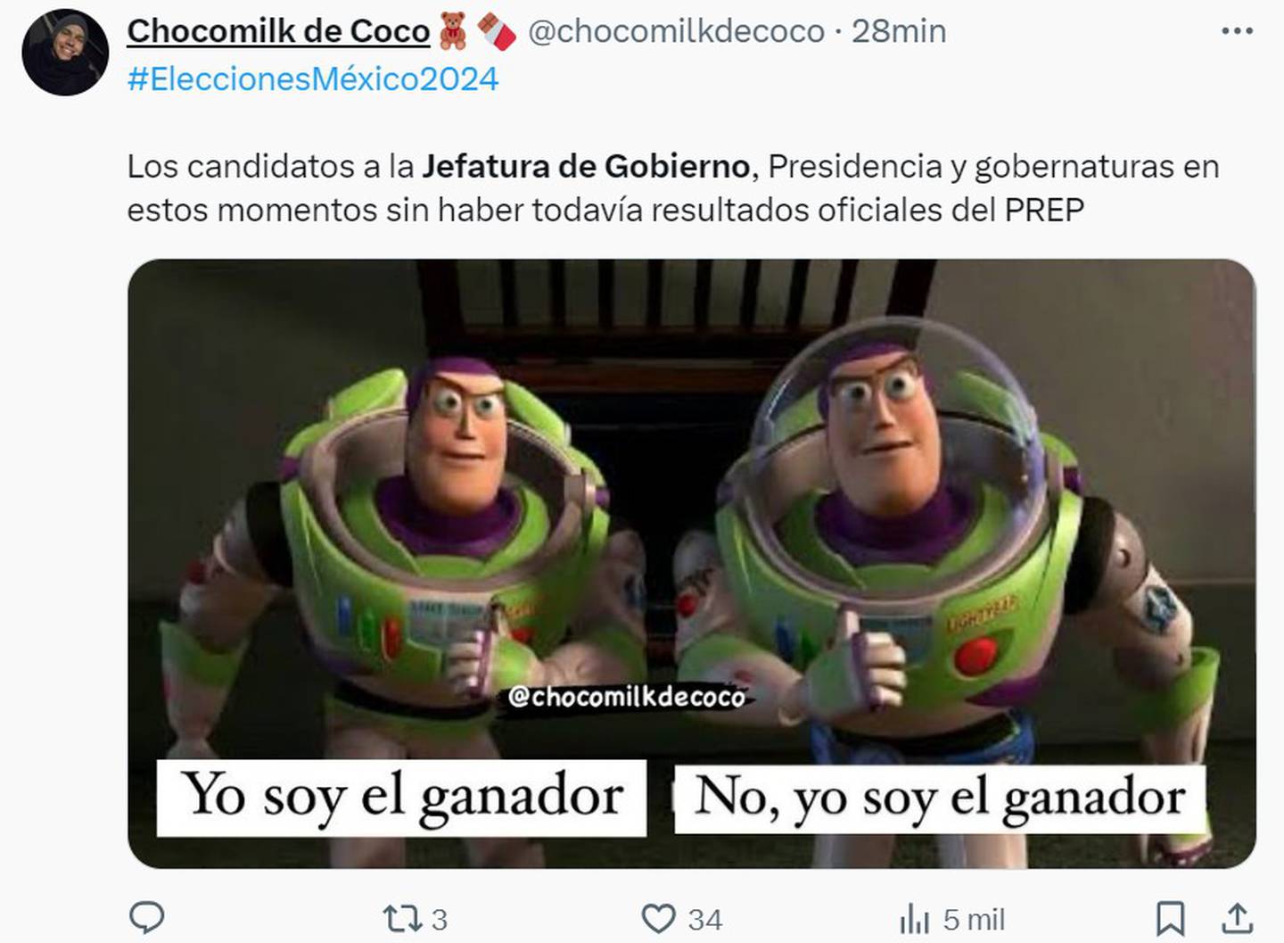 Brugada y Taboada se declararon ganadores en las elecciones 2024 de la CDMX casi al mismo tiempo. (Captura: Redes sociales)