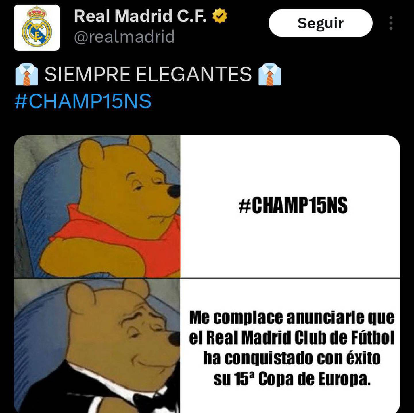 Memes del Real Madrid aparecieron antes y después del partido contra el Borussia. (Captura: Redes sociales)