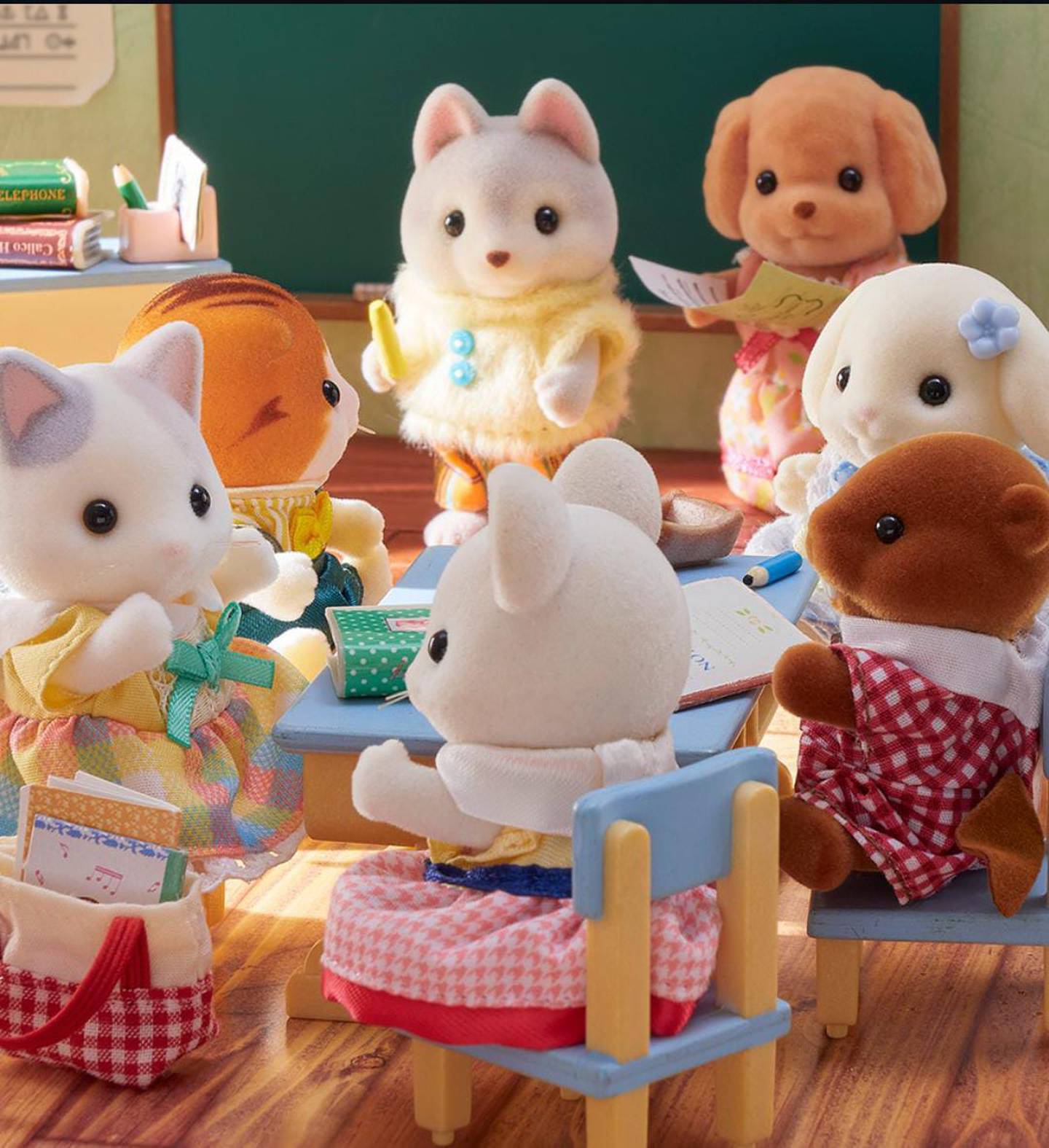 Los primeros 'ternurines' son de la marca 'Sylanian families'. (Foto: Instagram @sylvanianfamilies_jp)