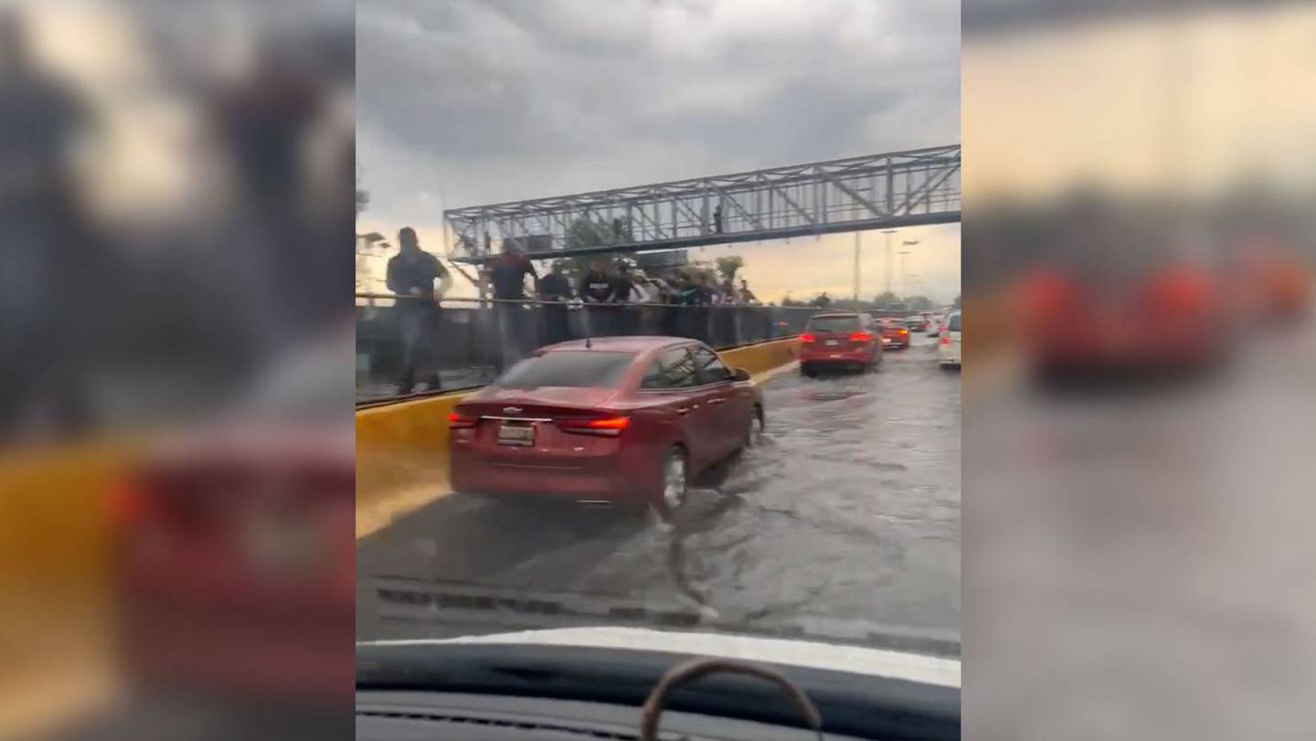 La zona norte reportó inundaciones en vías como Circuito, debido a la fuerte lluvia de este 17 de julio