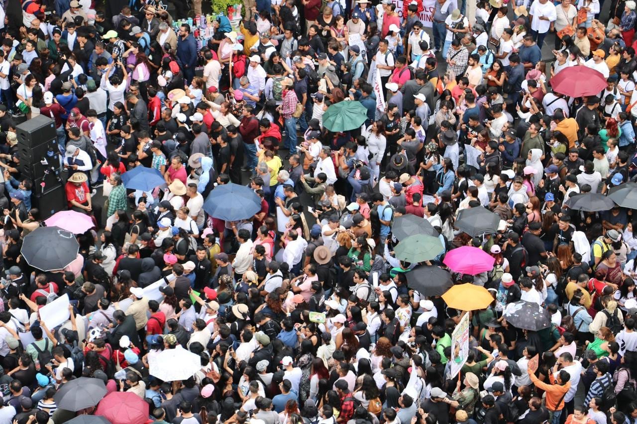 Los jóvenes aseguraron que los medios de comunicación tratan de invisibilizar el movimiento a favor de la reforma Judicial