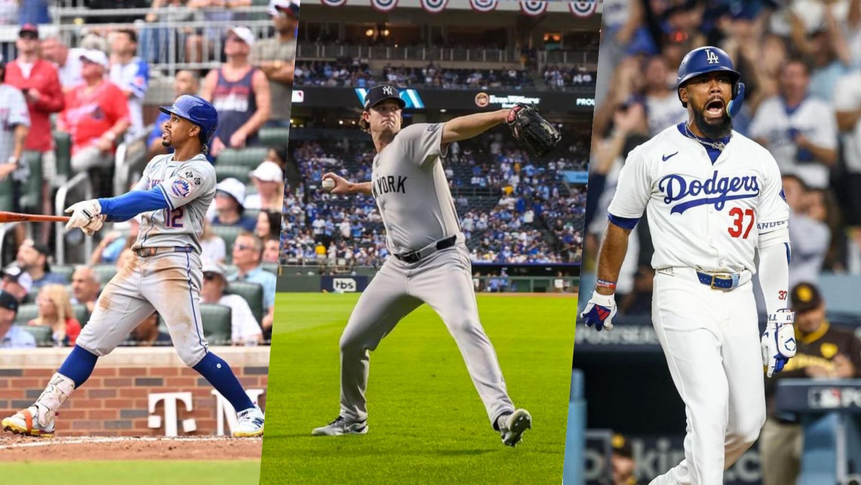 Listas las series de campeonato de MLB 2024. (Foto: Instagram @mets/dodgers/yankees)