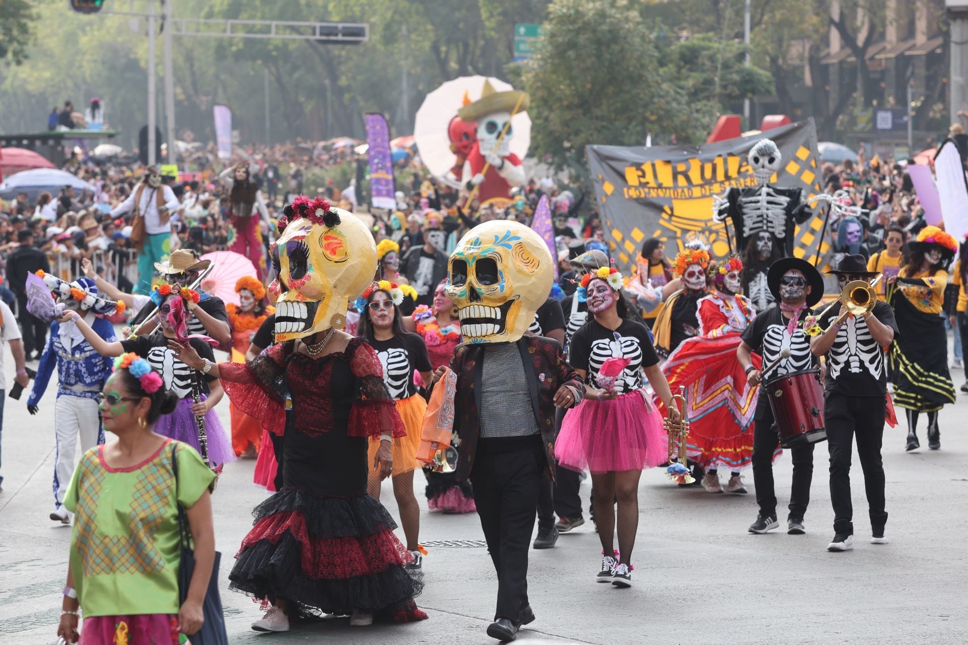 Desfile del Día de Muertos 2024 en la CDMX. (Foto: Cuartoscuro)