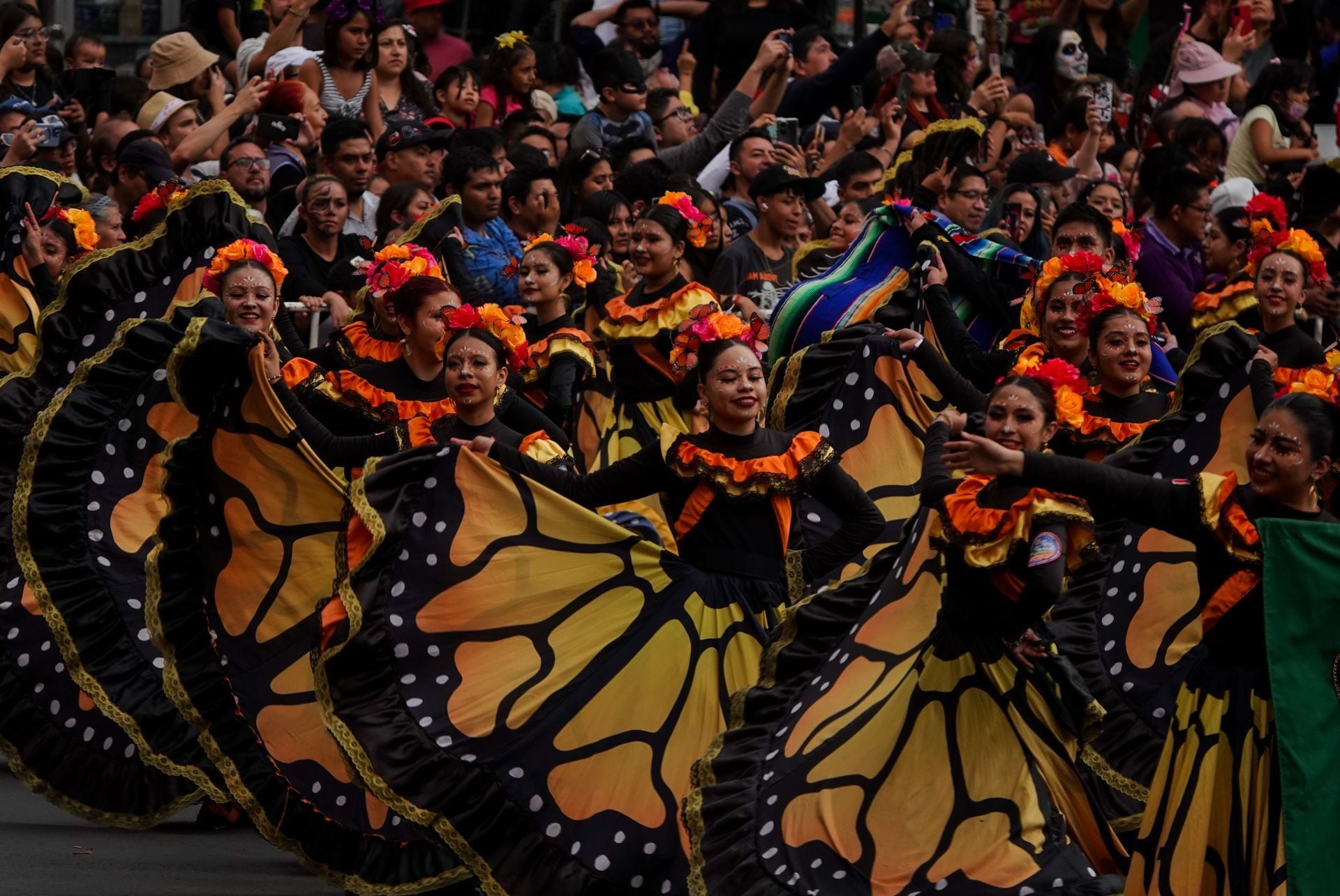 Desfile del Día de Muertos 2024 en la CDMX. (Foto: Cuartoscuro)