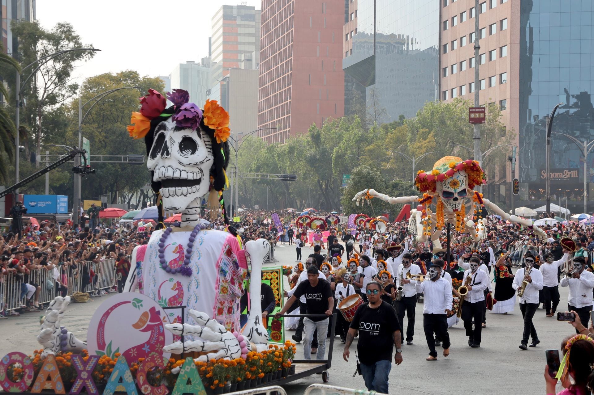 Desfile del Día de Muertos 2024 en la CDMX. (Foto: Cuartoscuro)