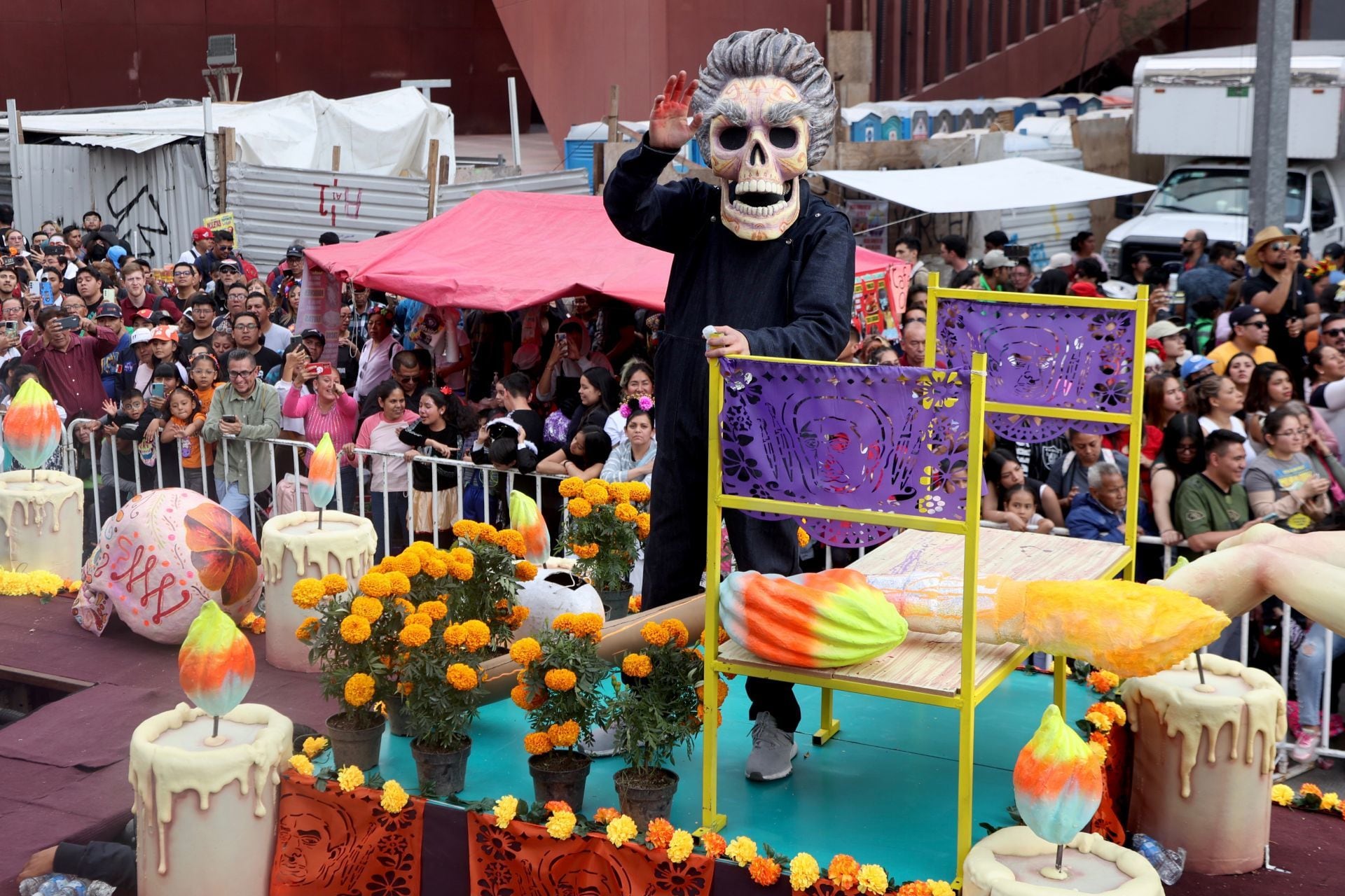 Desfile del Día de Muertos 2024 en la CDMX. (Foto: Cuartoscuro)