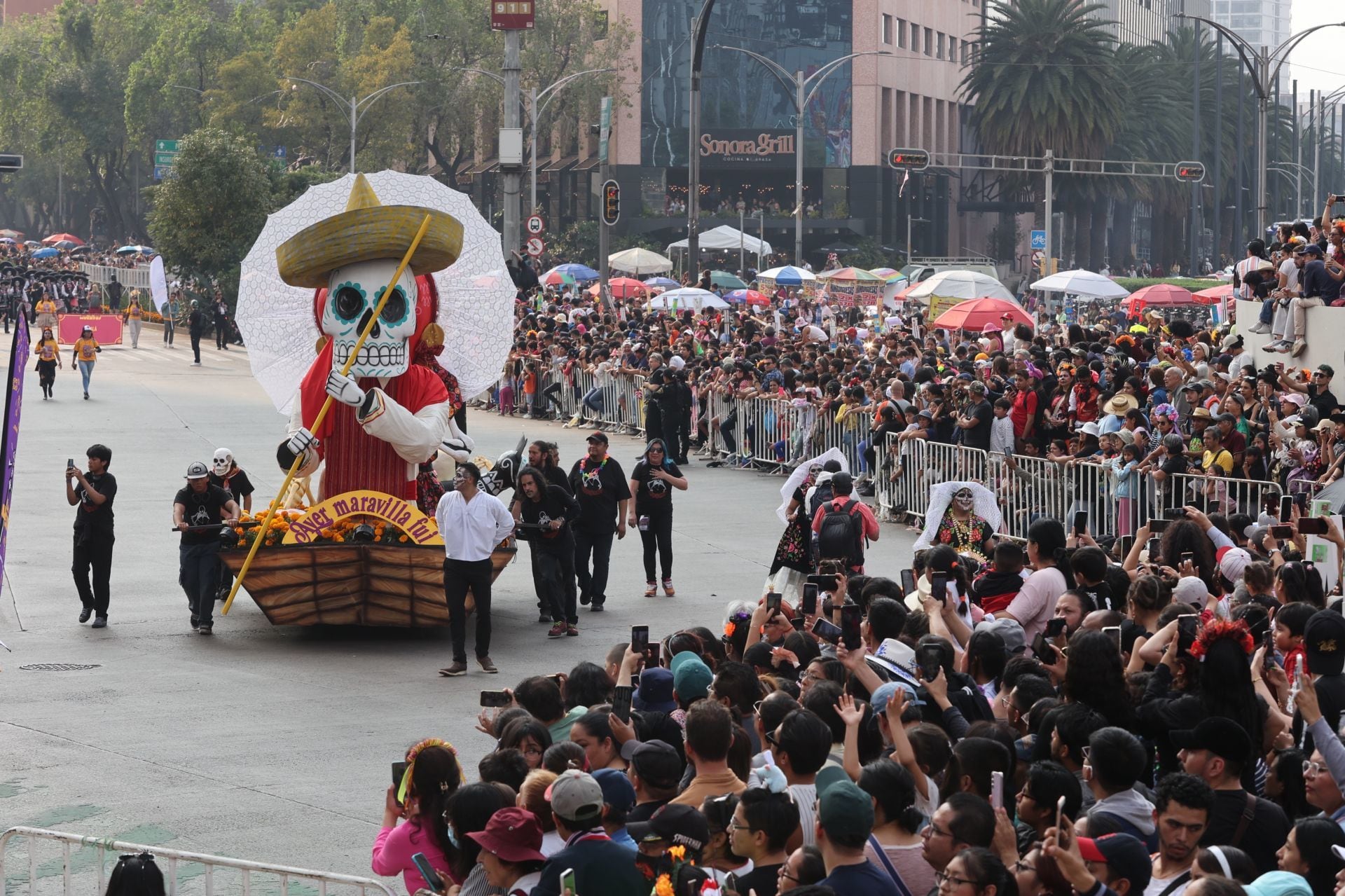 Desfile del Día de Muertos 2024 en la CDMX. (Foto: Cuartoscuro)