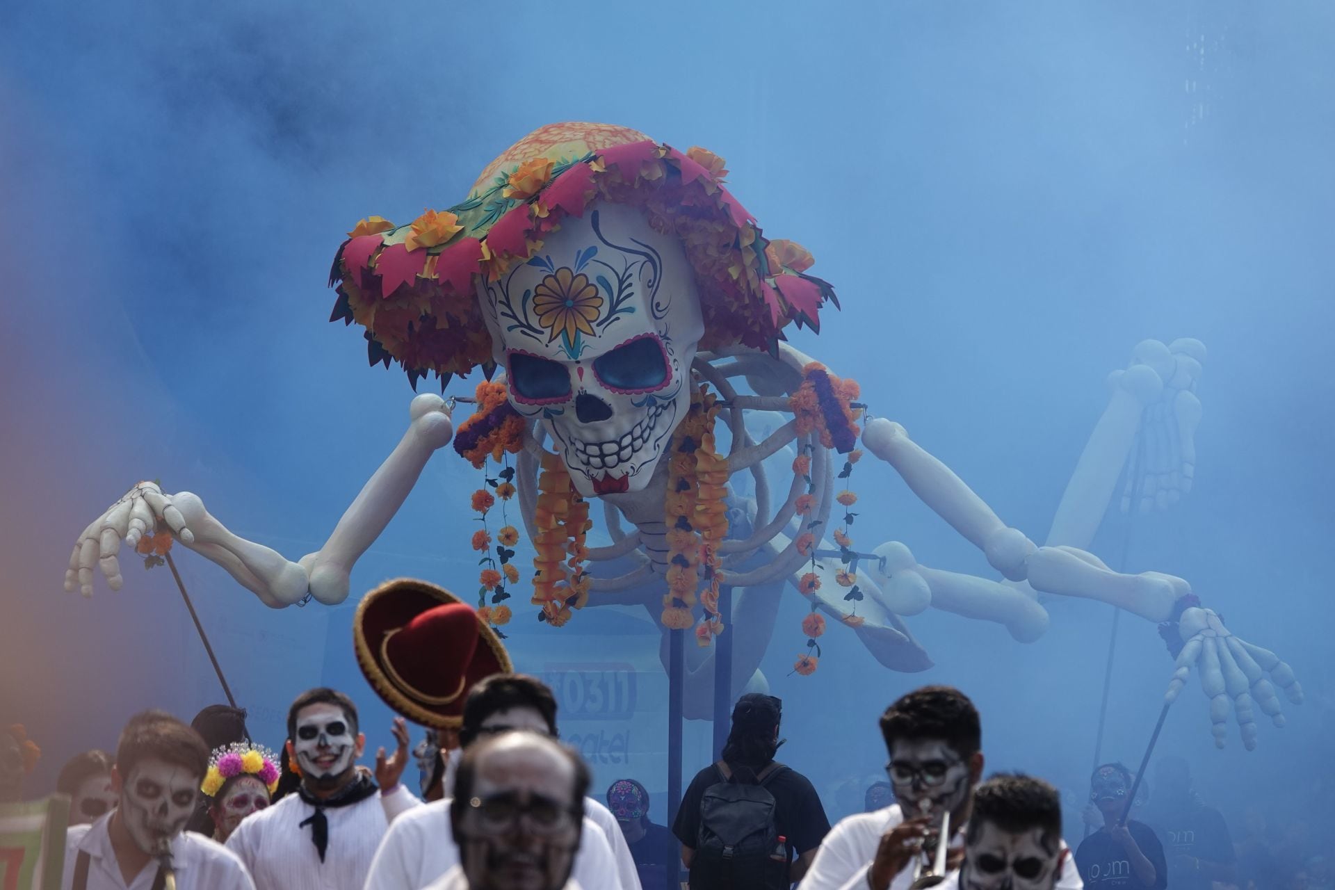 Desfile del Día de Muertos 2024 en la CDMX. (Foto: Cuartoscuro)