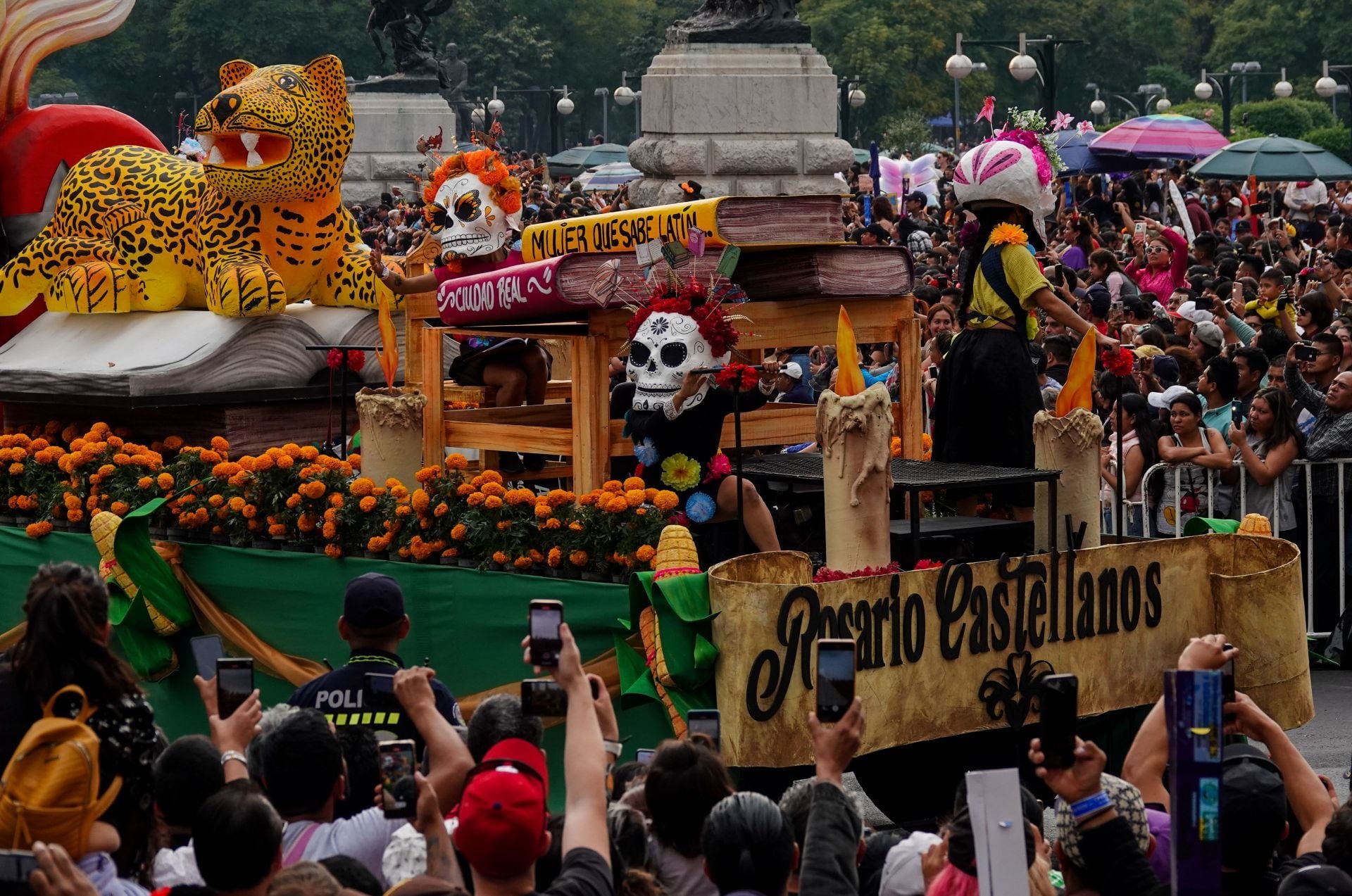 Desfile del Día de Muertos 2024 en la CDMX. (Foto: Cuartoscuro)