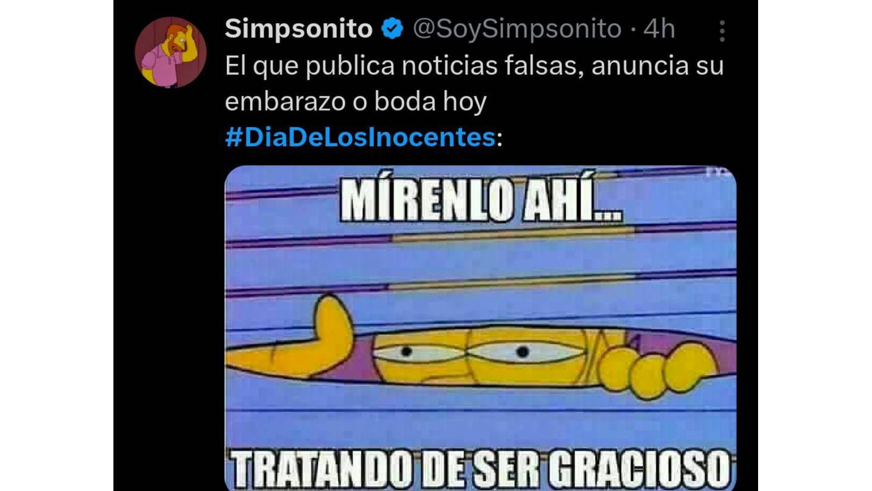 Memes del Día de los inocentes. (Foto: Captura X)