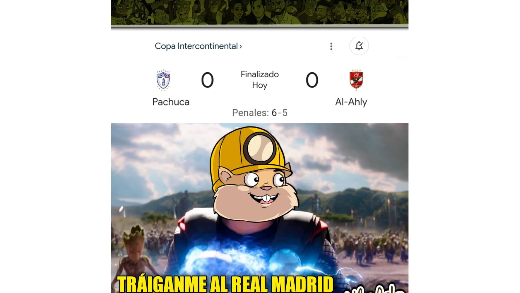 Los memes tras la victoria de Pachuca vs. Al-Ahly. (Foto: Captura X)