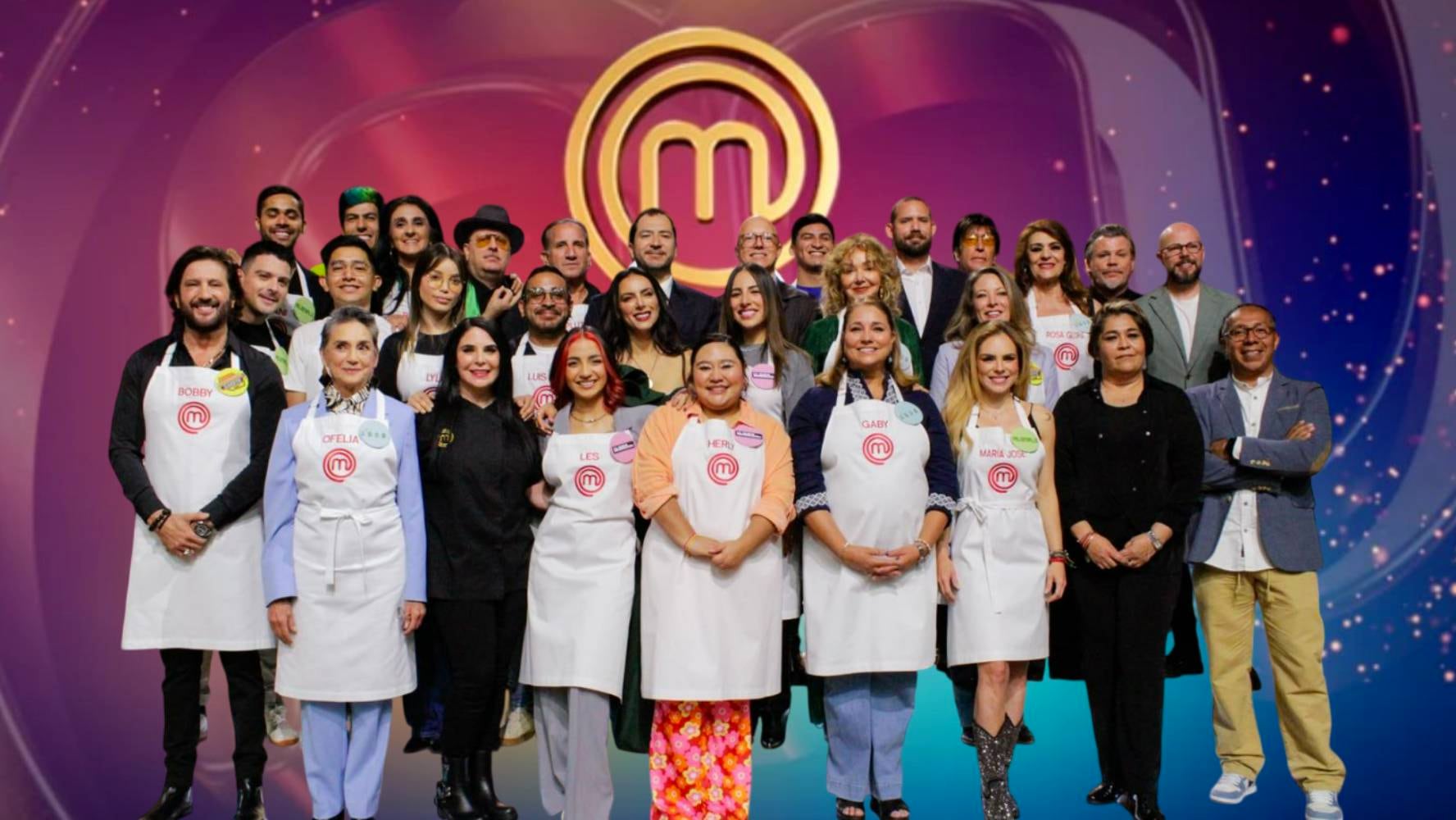 Ellos son los participantes de 'MasterChef Celebrity' 2025. (Foto: Especial El Financiero)