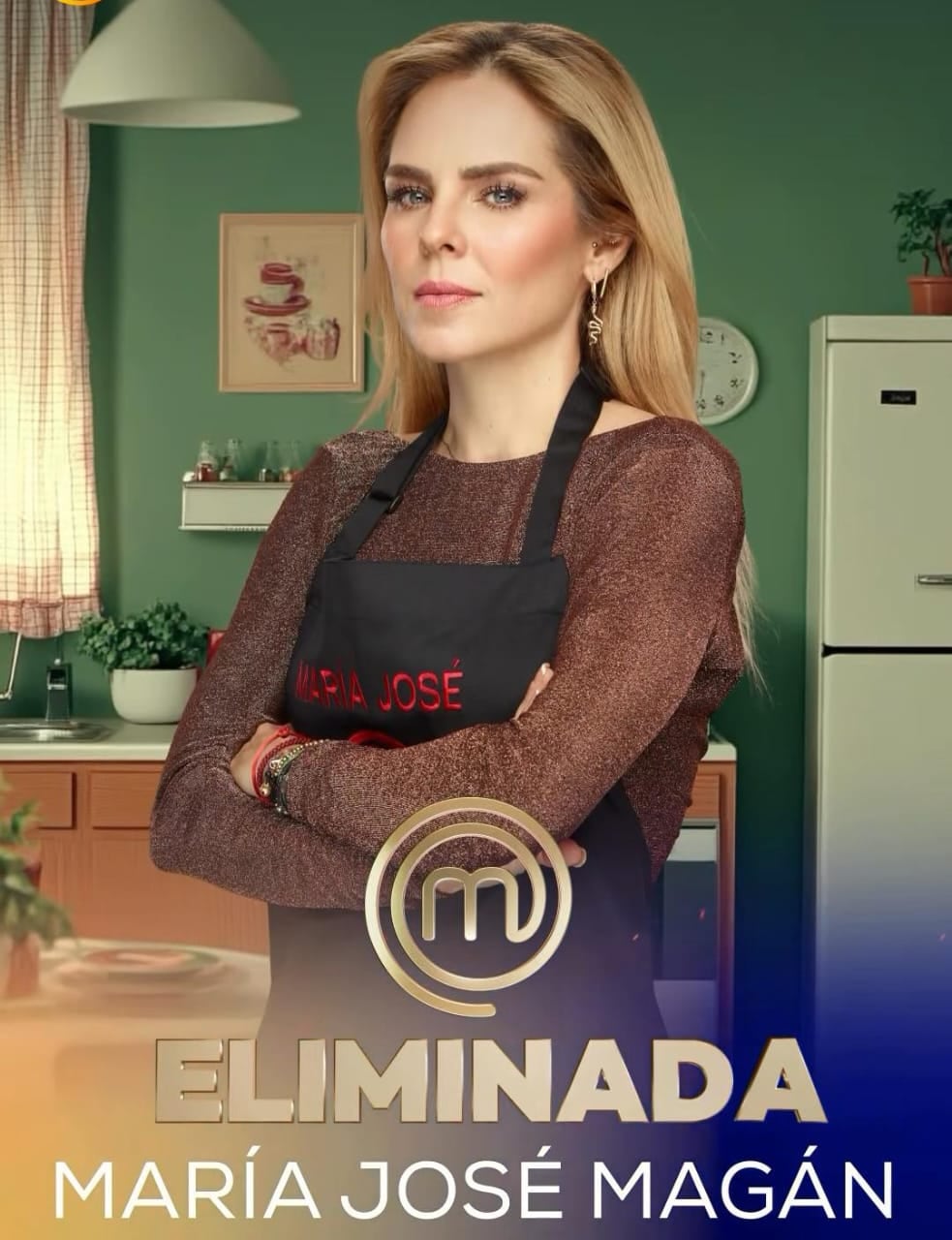 María José Magán es la cuarta eliminada de 'MasterChef Celebrity' 2025. (Foto: Azteca UNO)