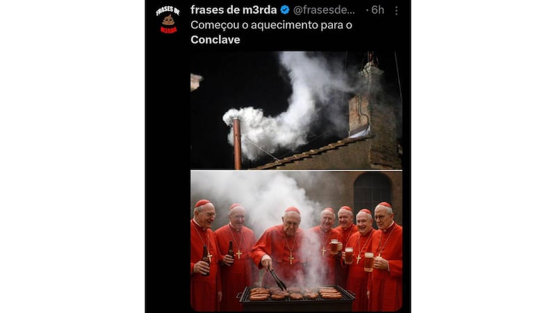 Los mejores memes del cónclave de los cardenales en el Vaticano. (Foto: Captura)
