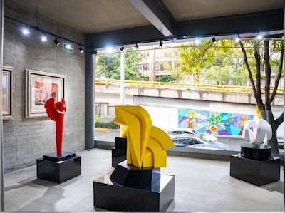La galería de arte de Sandra Cuevas se encuentra en la CDMX. (Foto: X @SandraCuevasGA)