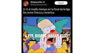 Los mejores memes del América vs. Toluca en la final de la Liga MX. (Foto: Captura X)