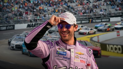 Daniel Suárez compite en la Nascar 2025 en el Autódromo Hermanos Rodríguez hoy. (Foto: Especial El Financiero)