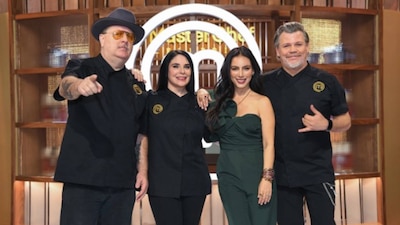 Los jueces de 'MasterChef Celebrity' son el chef Herrera, Poncho Cadena y Zahie Téllez. (Foto: Cortesía)