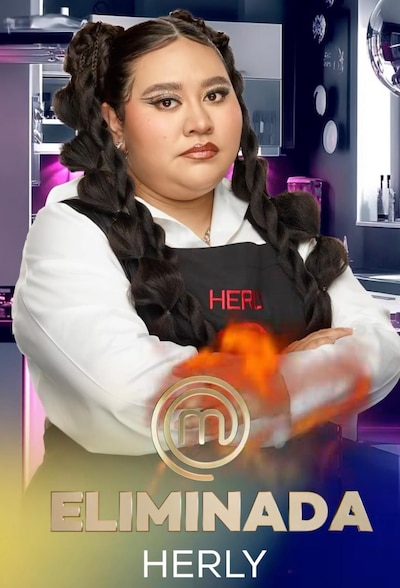 Herly se convirtió en la eliminada 16 de 'MasterChef Celebrity'. (Foto: Azteca)