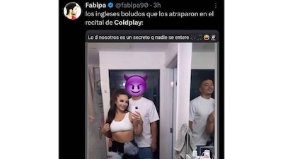Los mejores memes de la presunta infidelidad captada en el concierto de Coldplay. (Foto: Captura)
